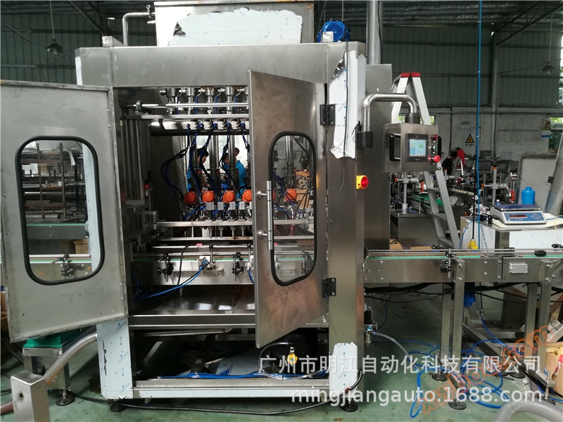 硫酸防爆灌装生产线 滴鼻剂止痒液灌装机药水多头防腐灌装机械示例图6