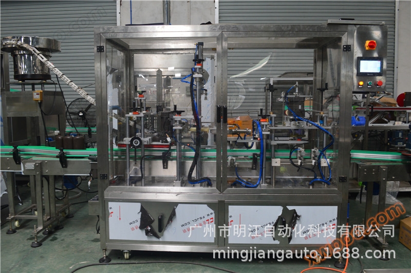 硫酸防爆灌装生产线 滴鼻剂止痒液灌装机药水多头防腐灌装机械示例图18