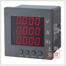 单相电流电压频率表