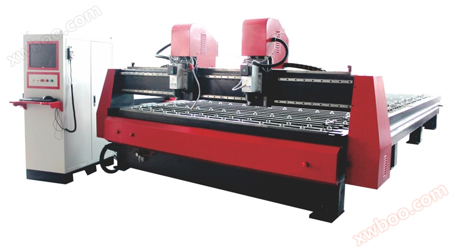 Ouruike independent double headed aluminum plate cutting machine