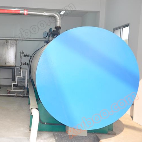 Horizontal electric thermal storage steam boiler