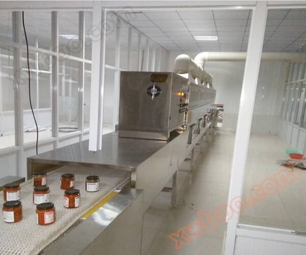 Bottled food microwave sterilization equipment